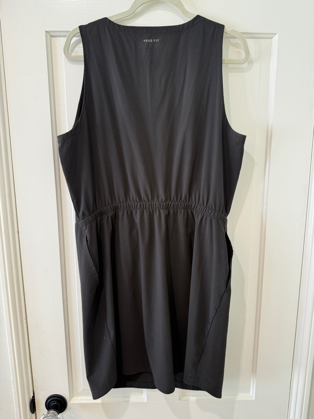 Free Fly breeze drawstring waist black dress - Picture 2 of 9